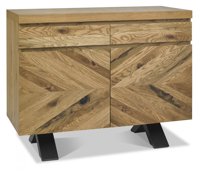 Rustic Oak Narrow Sideboard