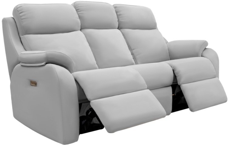 G-Plan Kingsbury Sofa Collection 3 Seater Manual Recliner Double Sofa Fabric - B