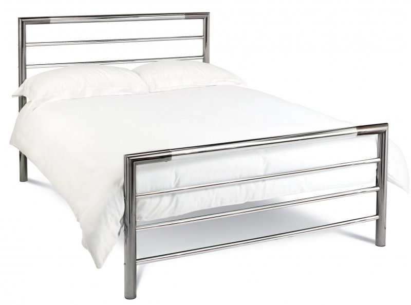 Urban 150Cm Nickel / Chrome Bedstead