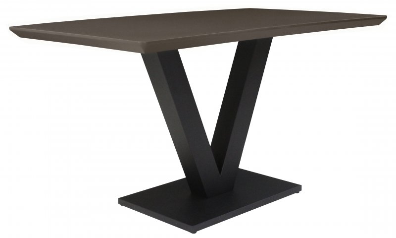 Dining Table - Grey Gloss