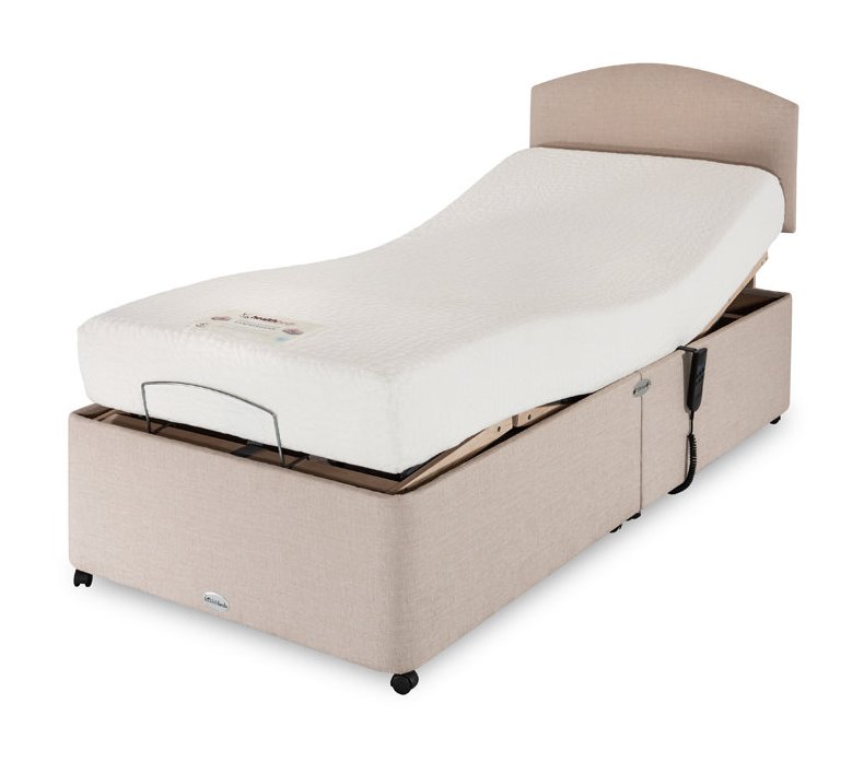 Sandringham Adjustable Bed Collection 90cm Wide x 200cm Long - 2 Drawer