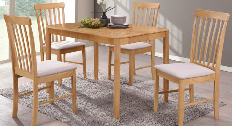 Rectangular Dining Table and 4 Chairs