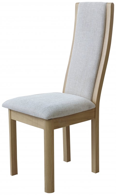 HIGH BACK CHAIR BEIGE FABRIC