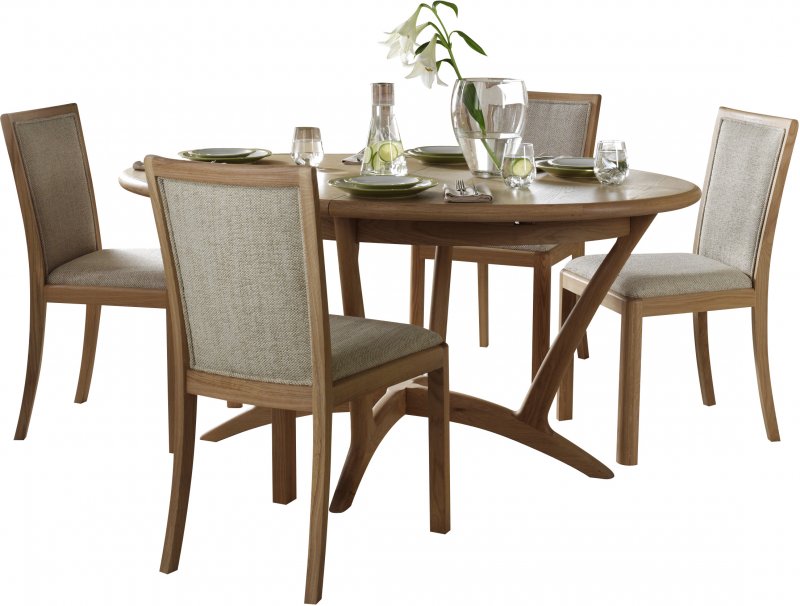 OVAL EXTENDING DINING TABLE 160/210cm