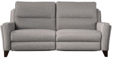 Large 2 Seater Double Powered Recliner Sofa with USB Port - Single Motors - A Grade