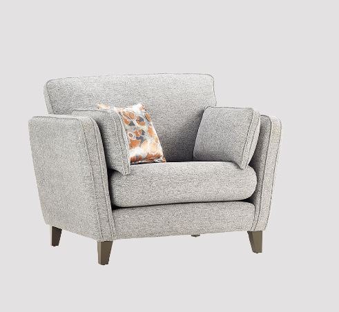 Keston Collection Snuggler Chair - Kiera Fabric