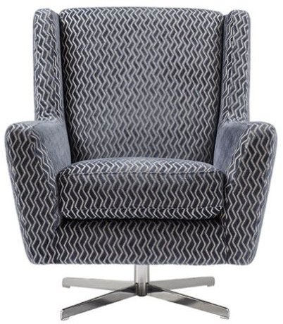 Bosco Collection Swivel Accent Chair - Fabric