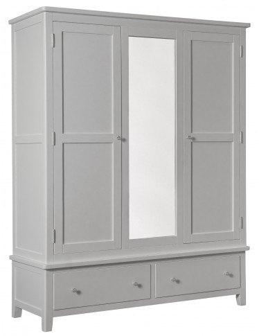 Chilford Grey Collection Triple Wardrobe 