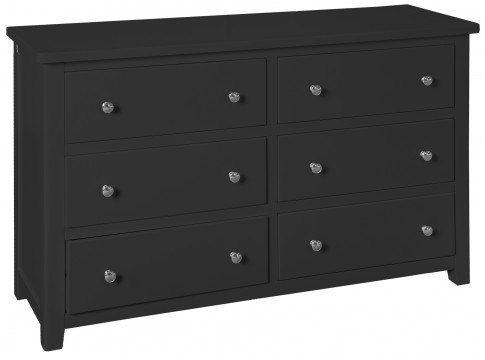 Chilford Charcoal  Collection 6 Drawer Wide Chest 