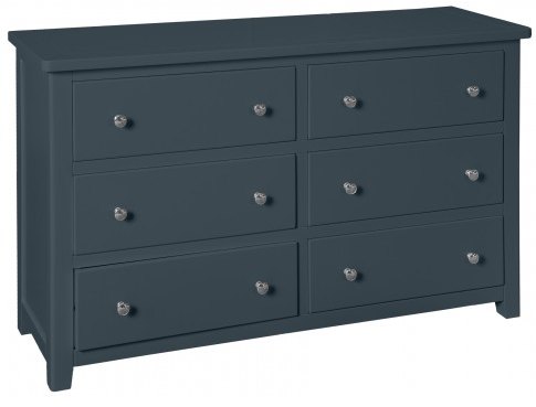 Chilford Blue Collection 5 Drawer Narrow Chest 