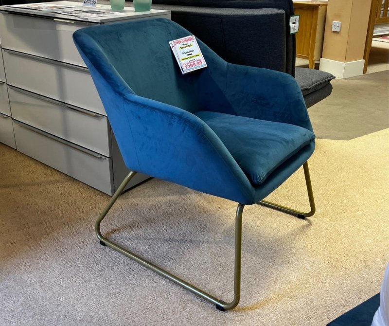 Lenton Teal Accent Chair