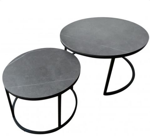 Metro Round Nest Of Coffee Tables