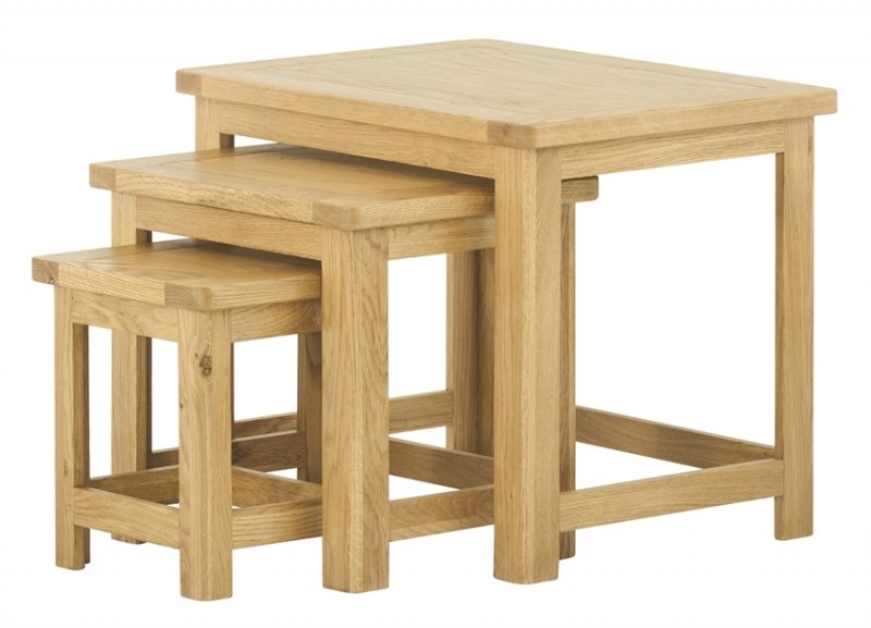 Tiverton Nest Of Tables - Oak