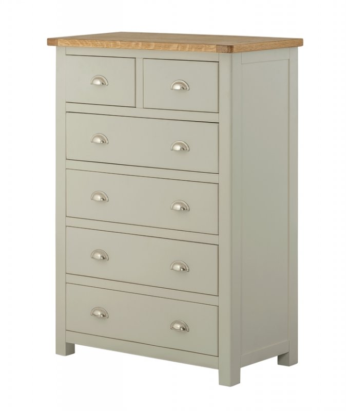 Tiverton Bedroom 2+4 Chest - Stone