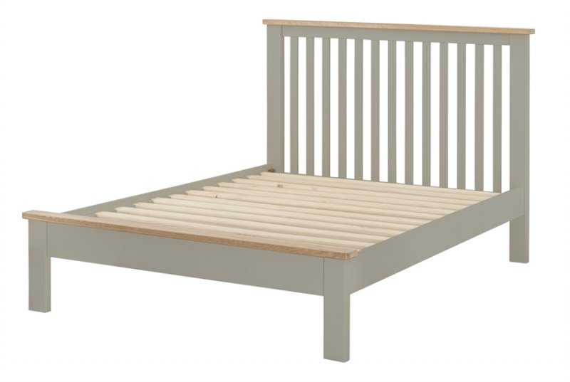 Tiverton Bedroom Double Bedstead - Stone