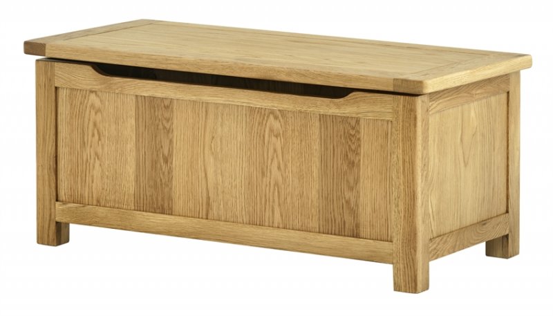 Tiverton Bedroom Blanket Box - Oak