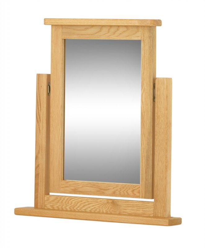 Tiverton Bedroom Swing Mirror - Oak