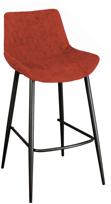 Piper Collection Barstool - Burnt Orange