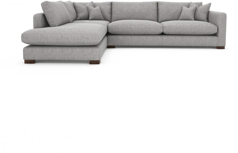 Kobe Collection Large Corner Sofa - Right Hand Facing - Foam Seats -B Grade Fabric