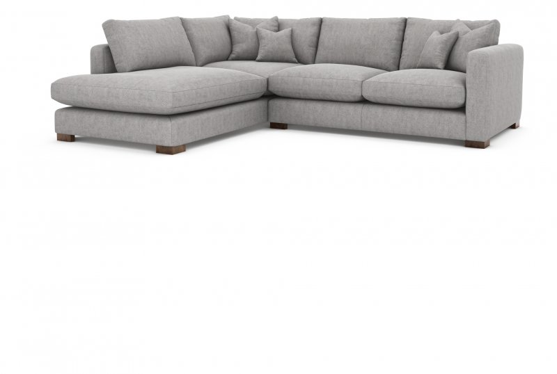 Kobe Collection Small Corner Sofa - Right Hand Facing - Foam Seats -B Grade Fabric