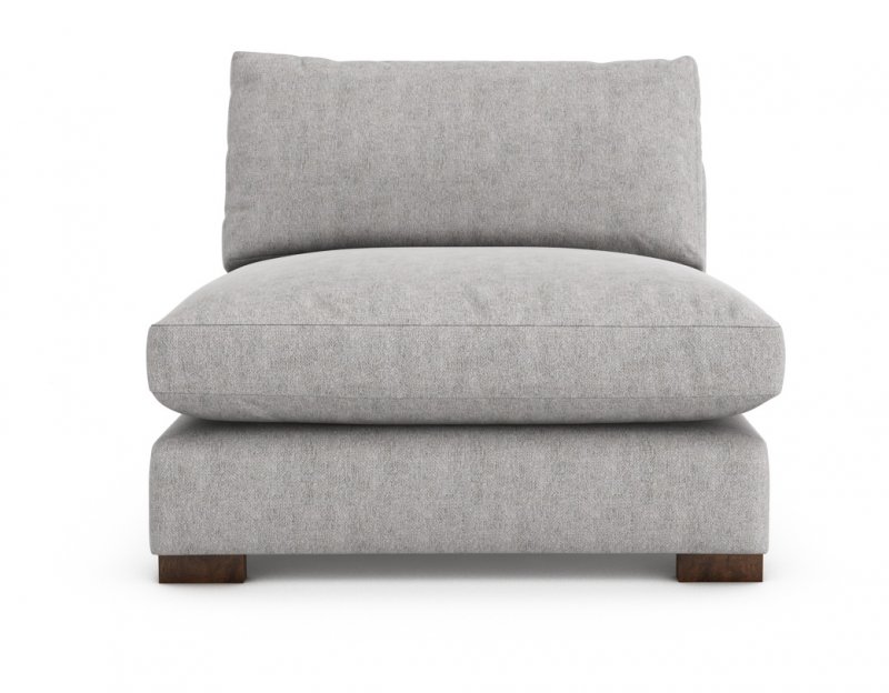 Kobe Collection Armless Unit - Foam Seats -B Grade Fabric