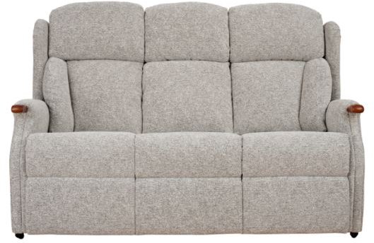 Canterbury Fixed 3 Seat Settee Knuckle  Fabric