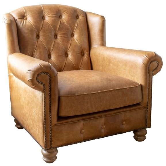 Clyde Chair - Fast Track (Tan Brown Leather)