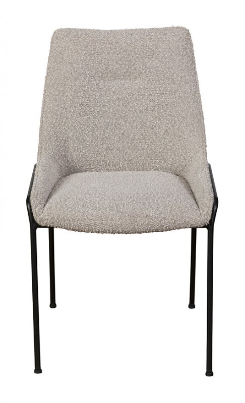 Banjar Dining Chair A - Grey Boucle