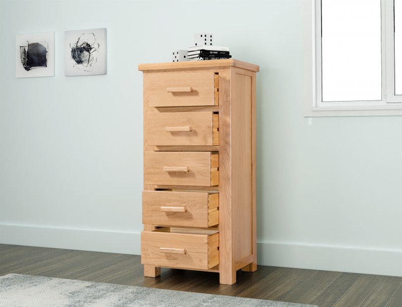 Portland 5 Drawer Tall Chest