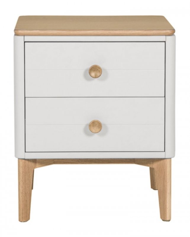 Hamar Bedroom Collection  Cashmere Oak Bedside Table