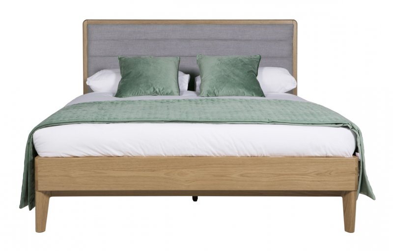 Larvik Bedroom Oak Double Bedstead