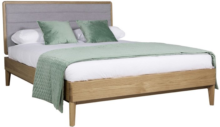 Larvik Bedroom Oak Superking Bedstead