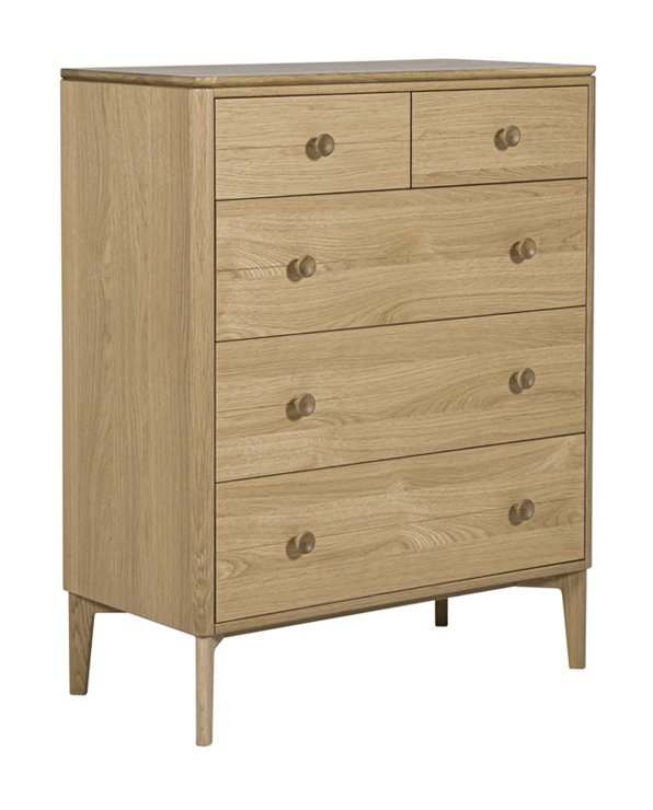 Larvik Bedroom 5 Drawer Medium Chest