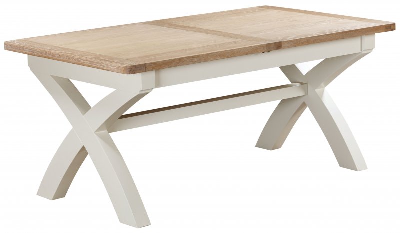 180cm - 240cm  Cross Leg Dining Table