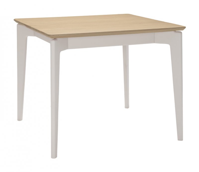 Larvik Dining Collection Dining Table 90cm Square Cashmere & Oak