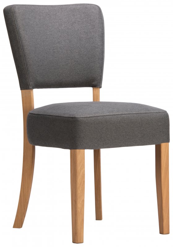 Deepdale Dining Collection Fabric Dining Chair - Pewter