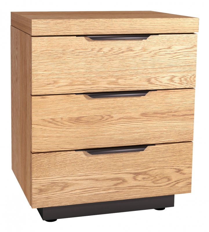 Studio Bedroom Collection 3 Drawer Bedside