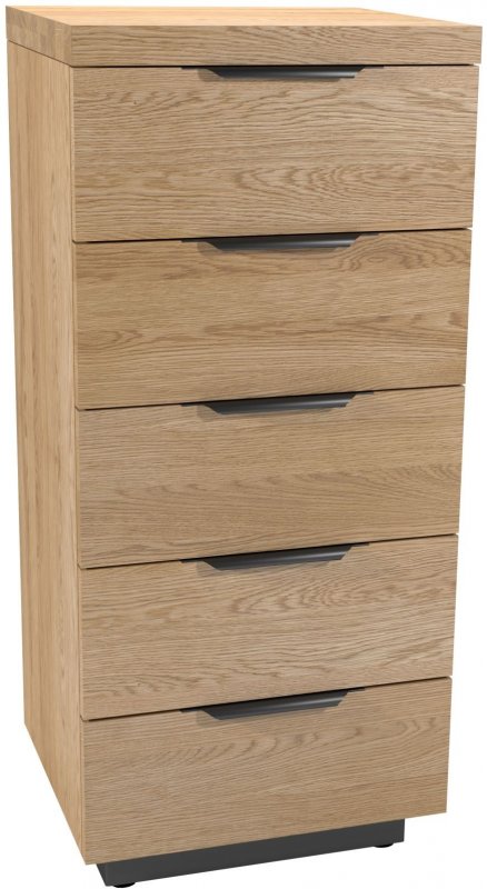 Studio Bedroom 5 Drawer Tall Chest