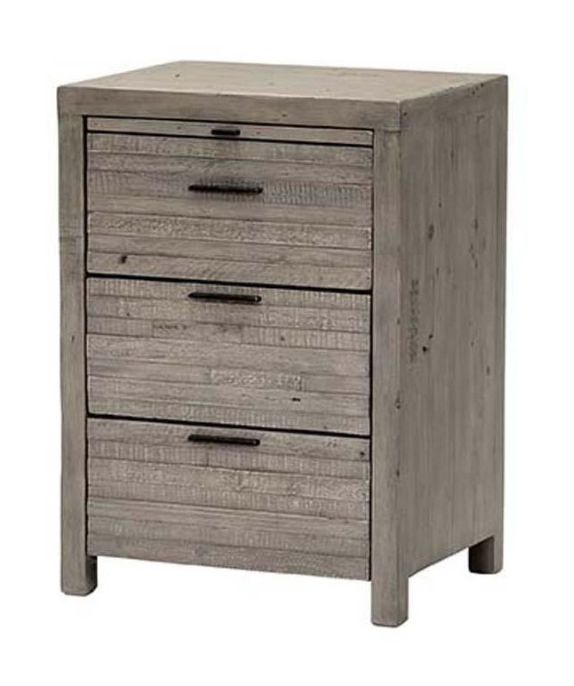 Kingstone Bedroom Collection 3 Drawer Bedside