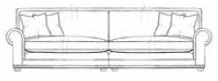 Dalston Sofa Collection 4 Seater Sofa Price Band A