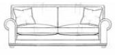 Dalston Sofa Collection 2 Seater Sofa Price Band A