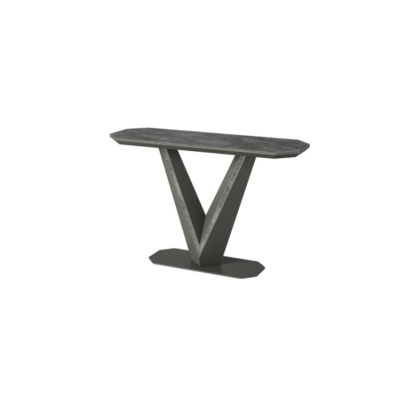 Grey Ceramic Console Table