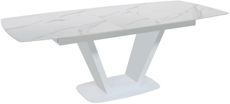 Veneto Extending Dining Table 180cm - 220cm White