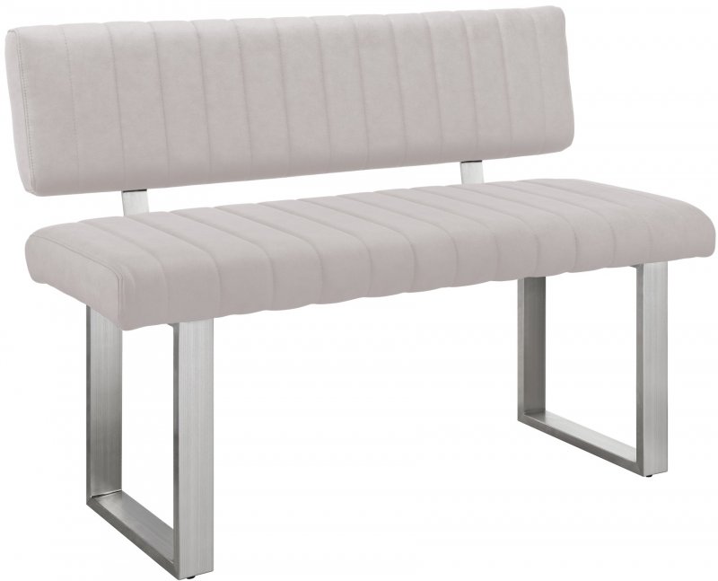 Veneto Side Bench - Light Grey