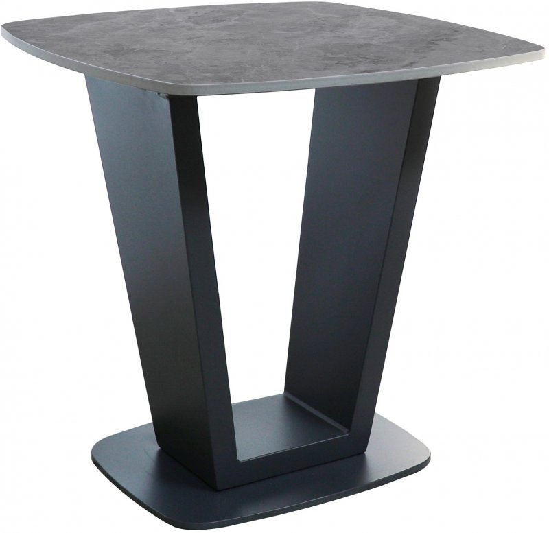 Veneto Lamp Table - Grey