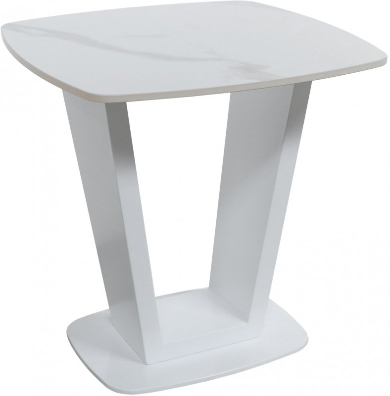 Veneto Lamp Table - White