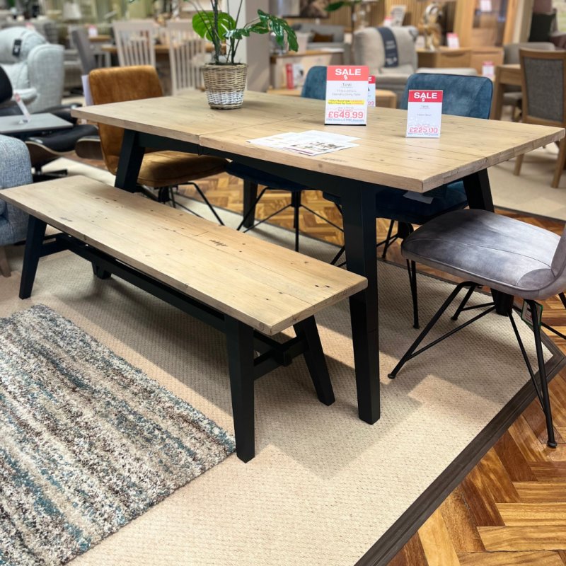 Tahiti Extending Dining Table & Bench