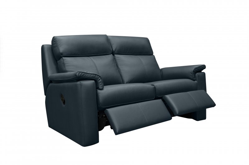 Small Sofa Manual Recliner DBL Leather - L