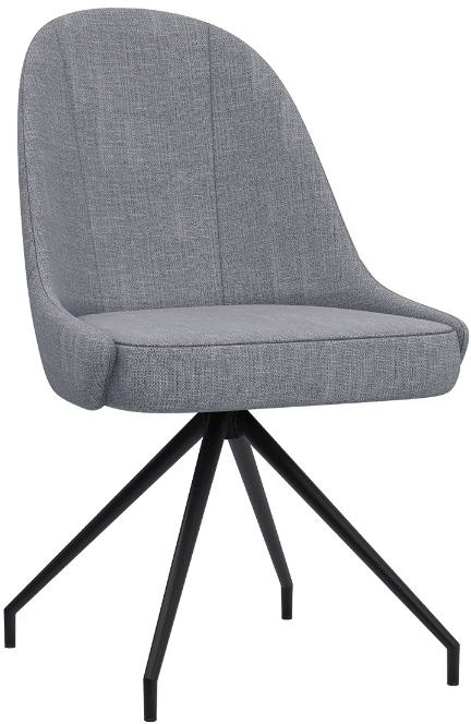Miami Swivel Dining Chair - Grey