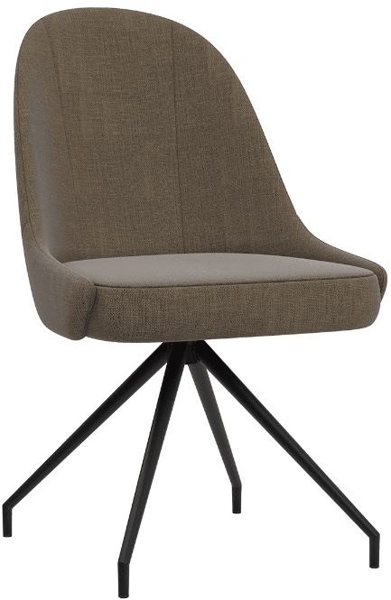 Miami  Swivel Dining Chair - Taupe